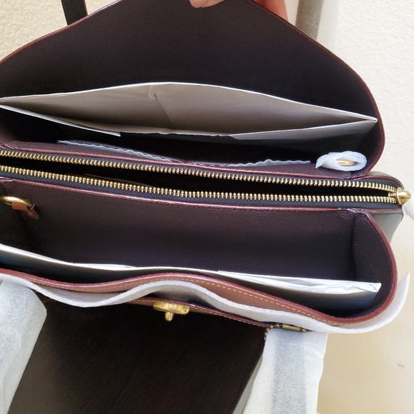 Coach Lora Caryall In Colorblock Signature Canvas - Picture 14 of 16